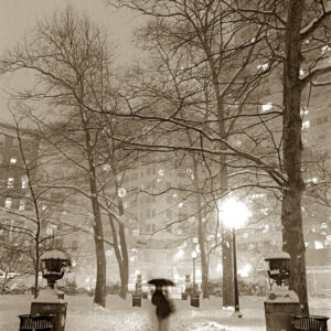 Twin Urns, Rittenhouse Square, Philadelphia, photograph