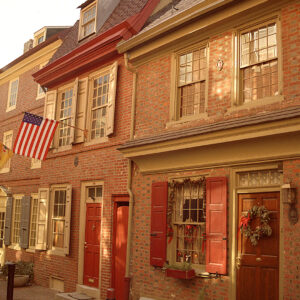 Elfreth's Alley, Historic Philadelphia, photograph