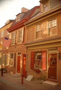 Elfreths Alley, Historic Philadelphia, photograph